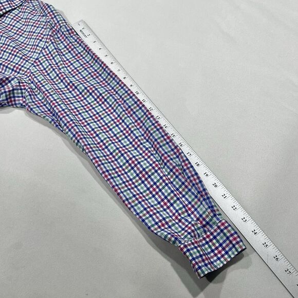 Ralph Lauren Men Multicolor Long Sleeve Plaid Button Down Pink Pony Size Medium - Picture 9 of 9